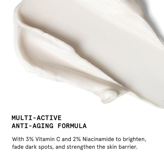 Beauty Pie Super Healthy Skin Ultimate Anti-Aging Vitamin Cream Face Moisturizer with 3% Vitamin C Complex, 2% Niacinamide & Hyaluronic Acid, Firms, Brightens & Hydrates 1.69fl oz