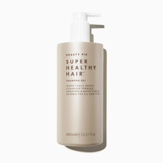 Beauty Pie Super Healthy Hair Shampoo 001 – Daily Gentle Cleansing Shampoo with KerASym Shield & Pentavitin – Strengthens, Moisturizes & Refreshes All Hair Types with Signature Tea & Coco Scent