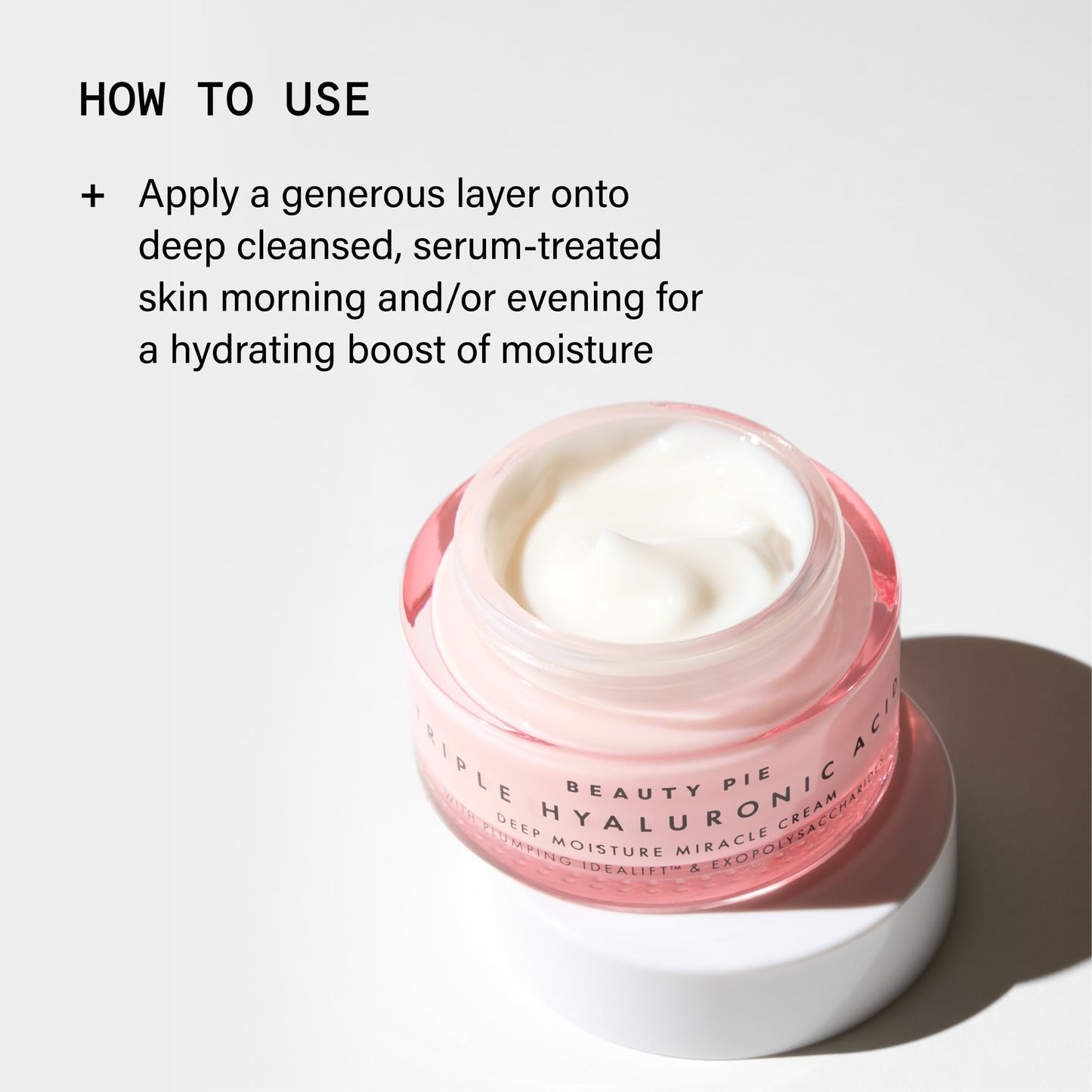 Beauty Pie Triple Hyaluronic Acid Deep Moisture Miracle Cream 50ml – Hydrating Face Moisturizer for Plumping, Firming & Anti-Aging