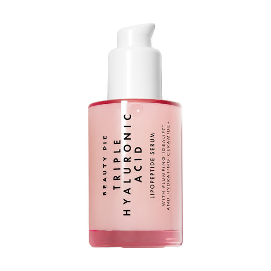Beauty Pie Triple Hyaluronic Acid & Lipopeptide Serum 50ml – Deep Hydration, Plumping & Smoothing Face Serum – Anti-Wrinkle, Fine Line Care – Lightweight, Fragrance-Free Formula