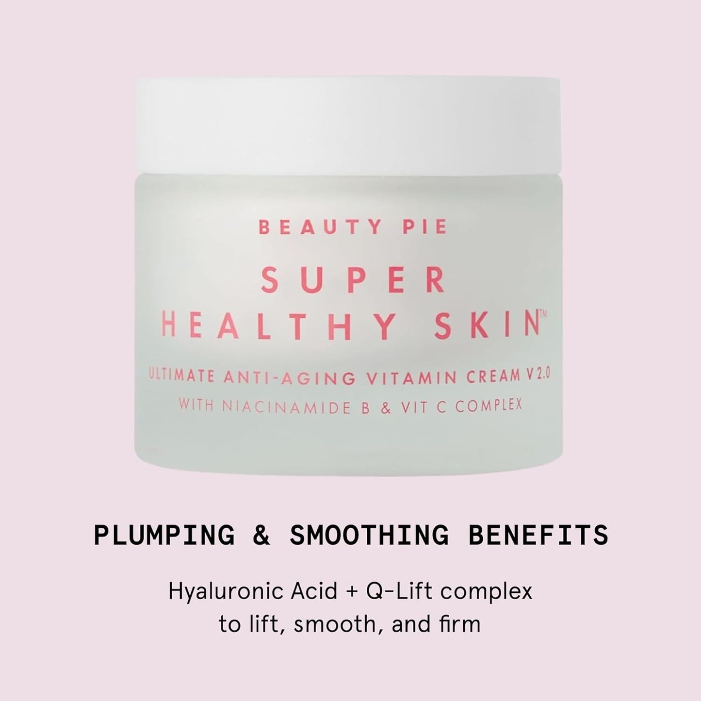 Beauty Pie Super Healthy Skin Ultimate Anti-Aging Vitamin Cream Face Moisturizer with 3% Vitamin C Complex, 2% Niacinamide & Hyaluronic Acid, Firms, Brightens & Hydrates 1.69fl oz