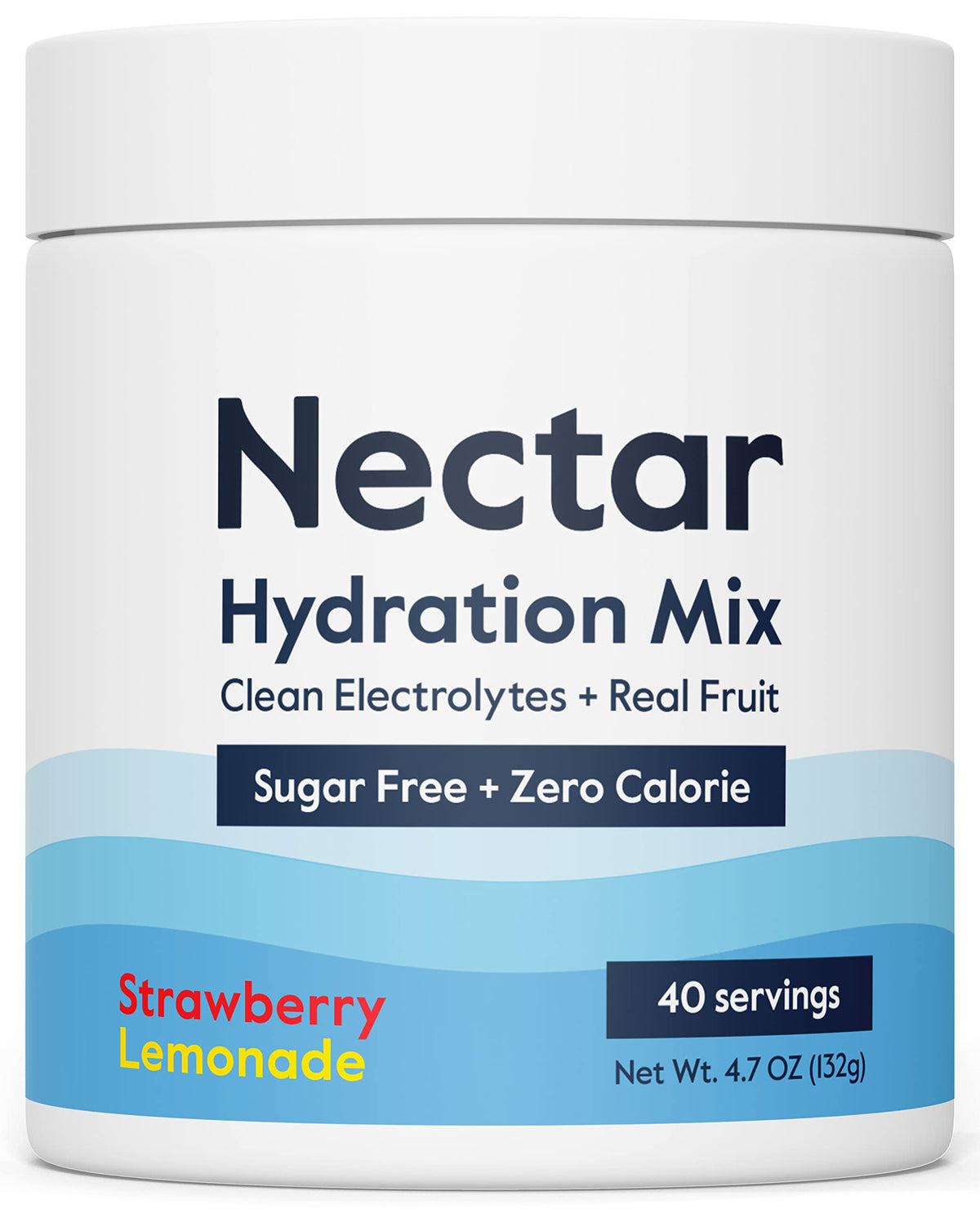 Nectar Hydration Packets - Electrolytes Powder Packets - No Sugar or Calories - Organic Fruit Liquid Daily IV Electrolytes Powder for Dehydration Relief and Rapid Rehydration (Lemon 30 Pack)