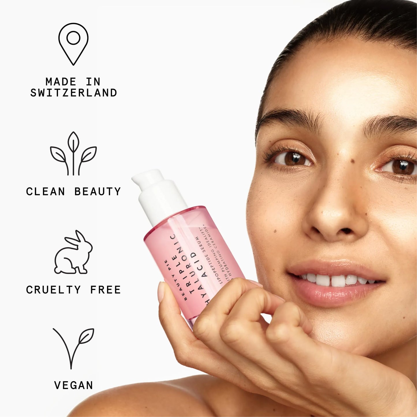 Beauty Pie Triple Hyaluronic Acid & Lipopeptide Serum 50ml – Deep Hydration, Plumping & Smoothing Face Serum – Anti-Wrinkle, Fine Line Care – Lightweight, Fragrance-Free Formula