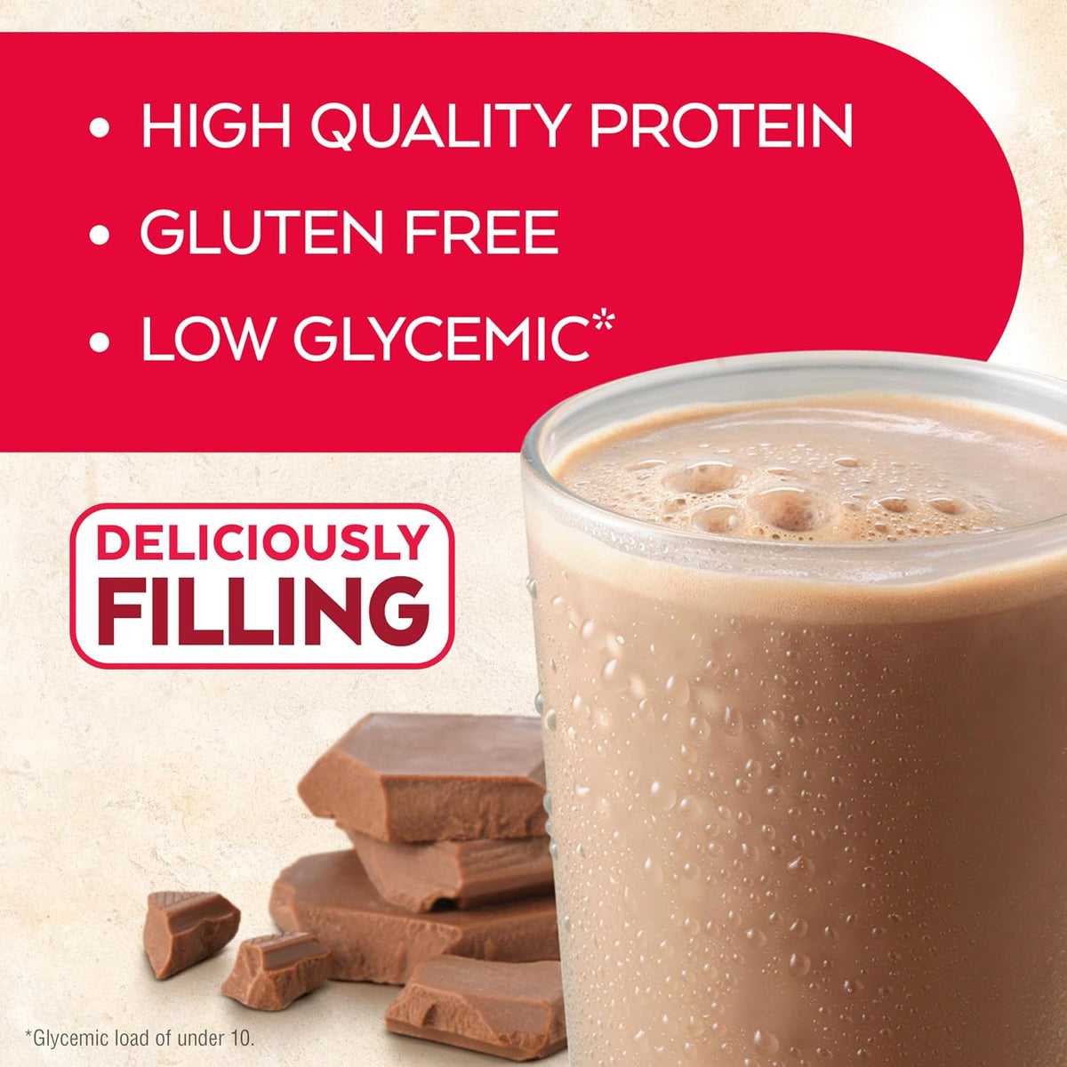 Atkins Creamy Chocolate Meal Size Protein Shake, 23g Protein, Low Glycemic, 4g Net Carb, 1g Sugar, Keto Friendly, 12 Count